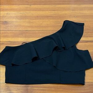 Express Black Elegant Top. Size Medium. Crop